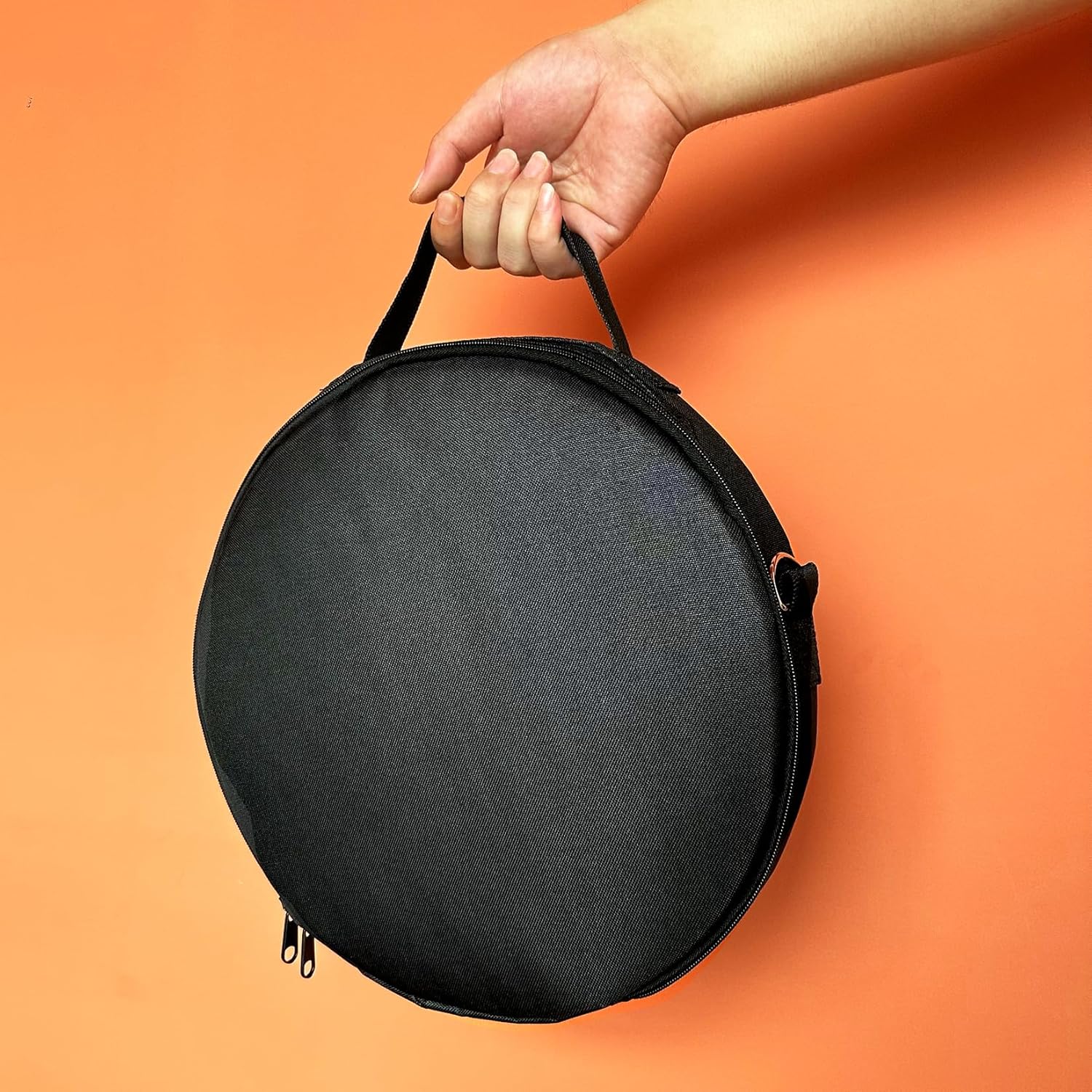 12-Inch Wooden Sheepskin Ocean Drum, Sonic Energy Wave Drum，Music Healing Instrument, Yoga Meditation,Release Pressure（With Backpack）