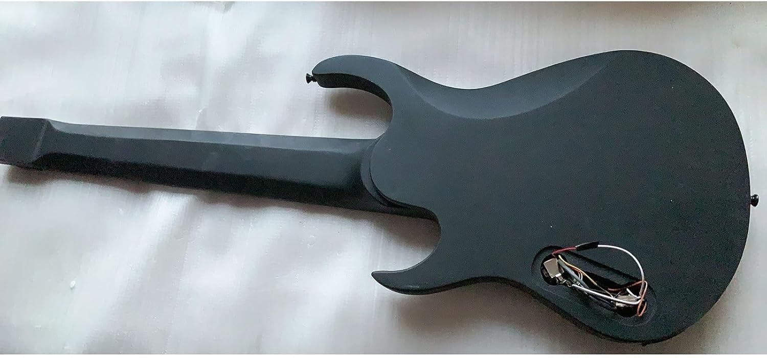 VENEKA Headless Electric Guitar 9 Strings Fan-Shaped Fret Headless Electric Guitar Bass Musical Instrument