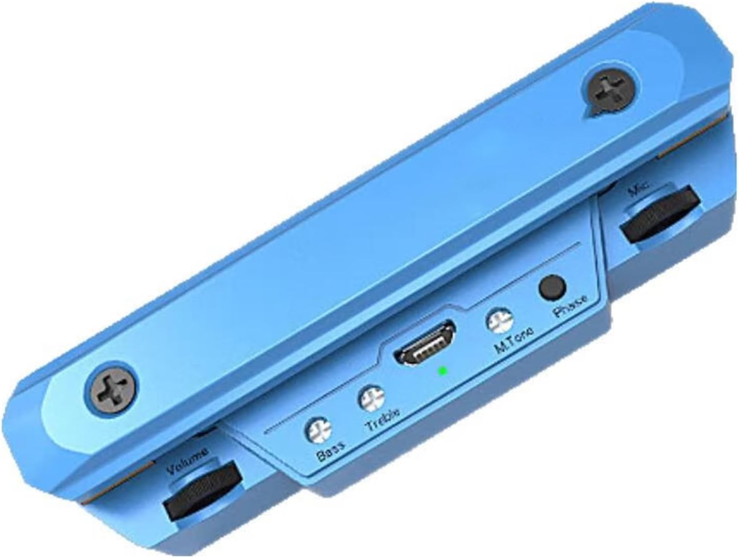 acoustic guitar pickup kit Guitar Pickup No Need To Drill Holes Acoustic Guitar Sound Hole Amplifier Active Dual Pickup For Musical Instruments(Blue)