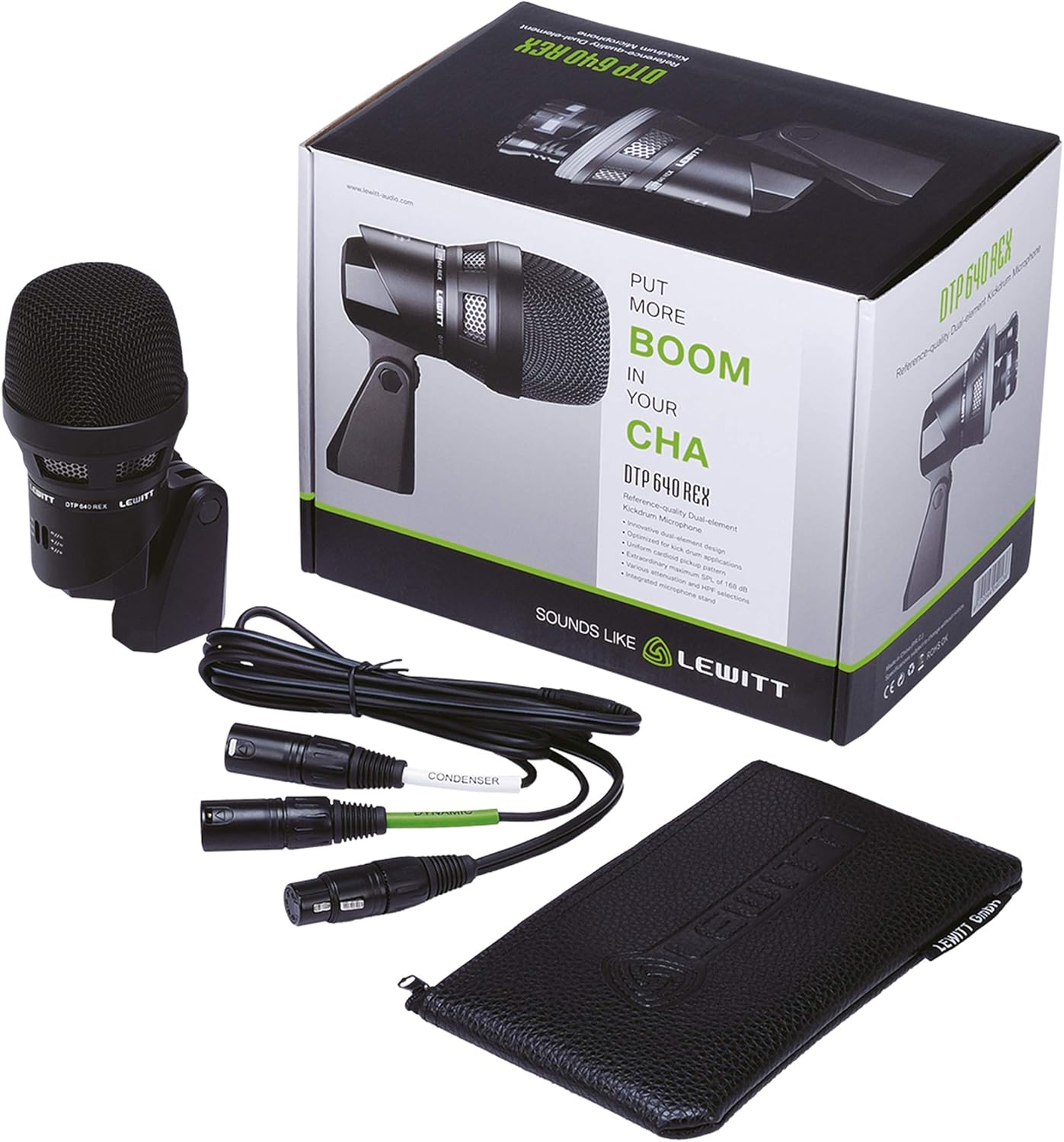 LEWITT DTP640REX Dynamic/Condenser Kick Mic
