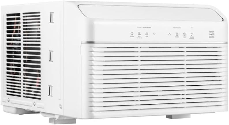 Midea 12,000 BTU DOE SmartCool Inverter Window Air Conditioner with Remote Control, Cools Spaces Up To 550 sq. ft., Alexa & Google Home Compatible, 3-in-1 Comfort MAW12V1YWT-S (Renewed)