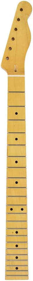 ALINREDBX 22 Frets Electric Guitar Neck Replacement Parts Maple Suitable for ST Electric Guitar