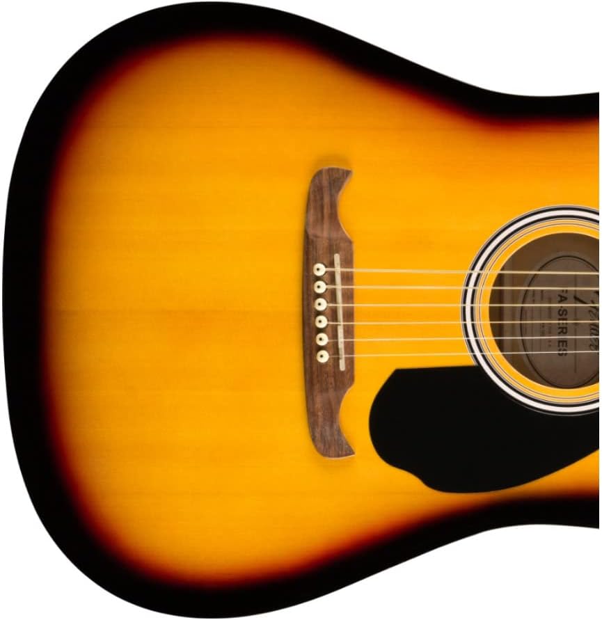 Fender FA-125 Dreadnought Acoustic Guitar, with 2-Year Warranty, Sunburst, with Gig Bag