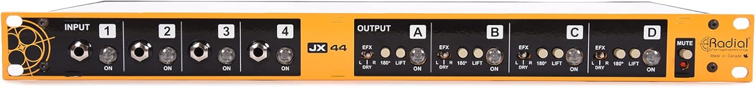 Radial JX44 V2 Concert Touring Guitar & Amp Signal Manager
