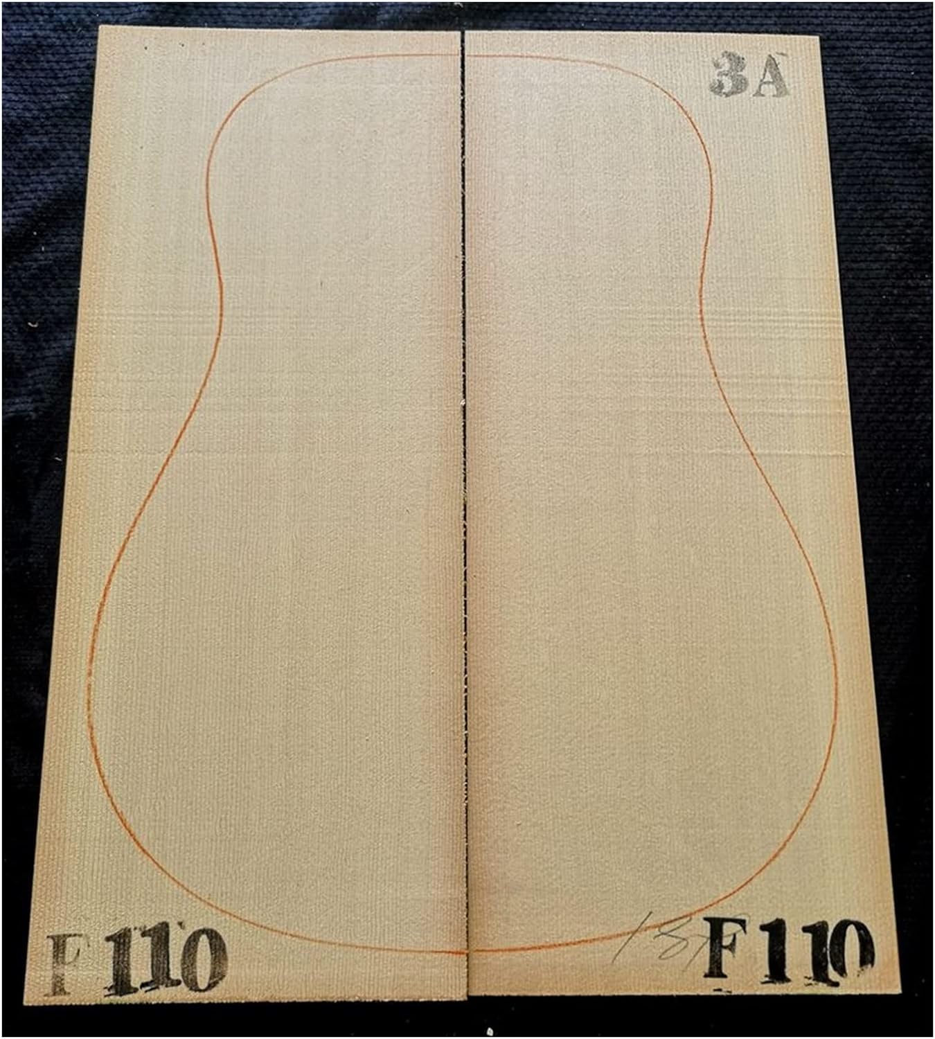 Spruce Guitar Panel Guitar Making Materials Guitar DIY Accessory (Color : 23)