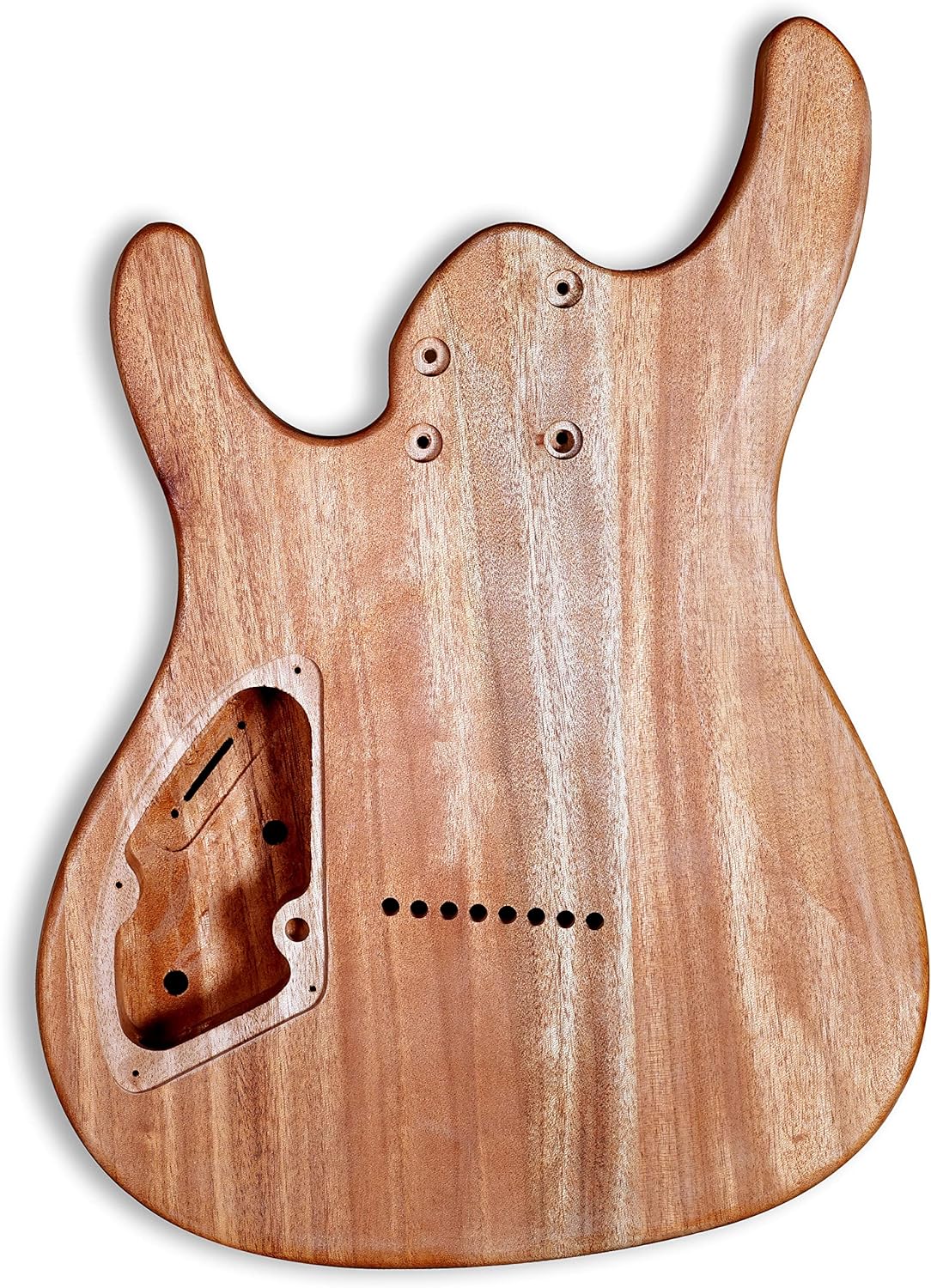 BexGears DIY 8 String Electric Guitar Kits Burl poplar veener top okoume Body maple neck & composite ebony fingerboard You Build The Guitar