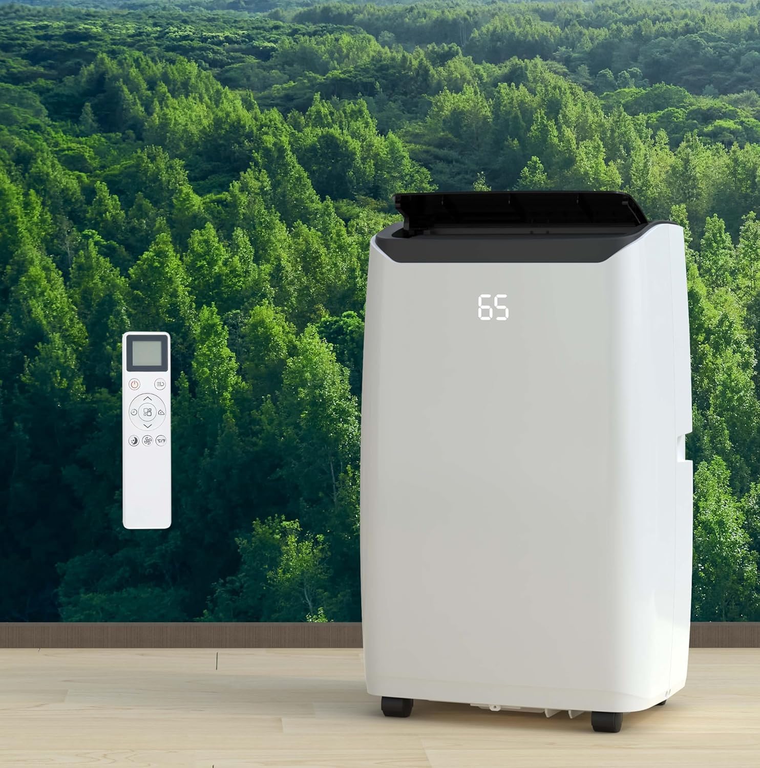 Portable Air Conditioners, 14000 BTU Room Air Conditioner Cools Up to 750 Sq.Ft, In-1 Portable AC Unit With Cooling, Dehumidifier, Fan & Sleep, With Remote Control & Installation Kits, 24H Timer