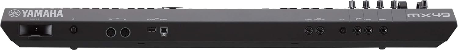 Yamaha MX49BK Music Production Synthesizer, Black