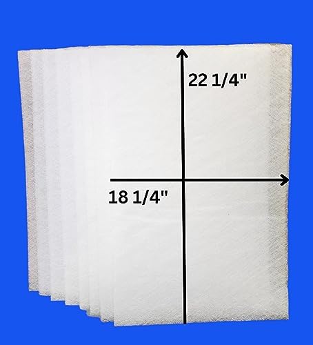 Fast-Shipped-Filters 8 Pack 20x205 Replacement Filters Pads Compatible to Fit Respicaire CG MicroCLean 95 Air Cleaner Refil