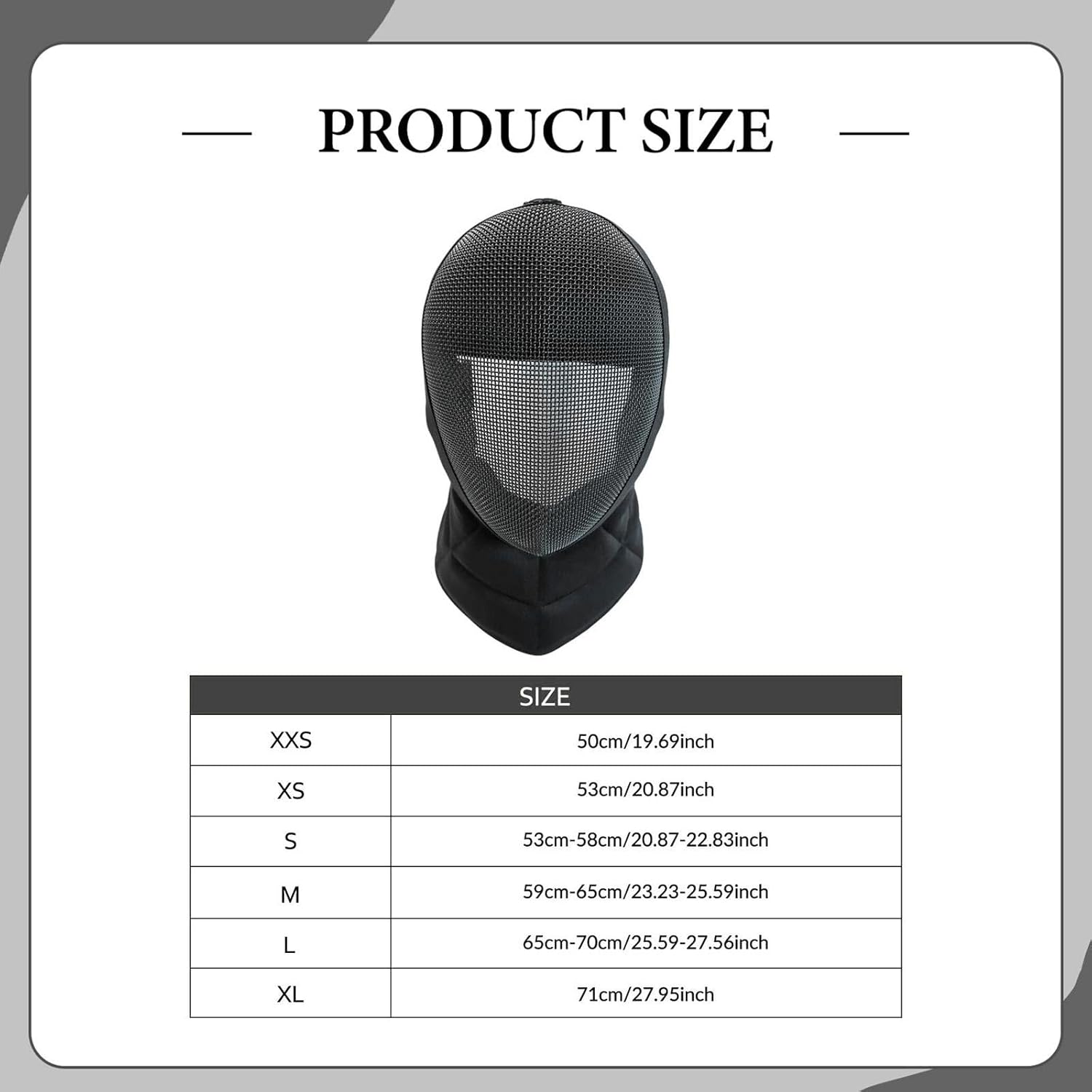 Generic Fencing Epee Coach Fencing Helmet Breathable Stabproof Comfortable Professional Face Cover Sports Accessories
