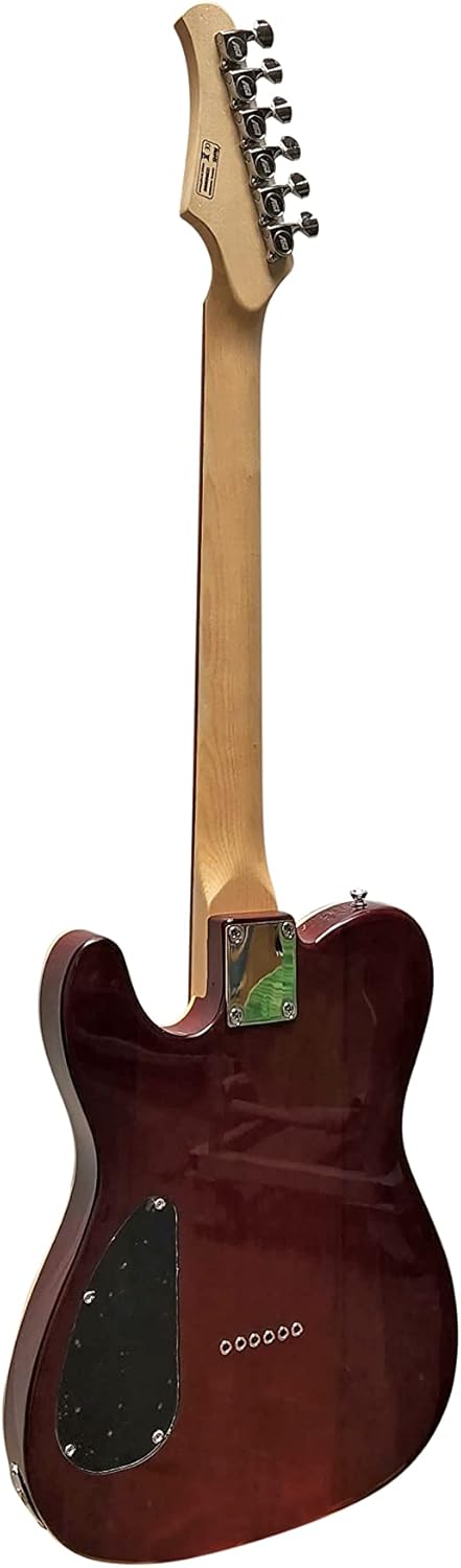 IYV-ITF-350 6 string Solid Top-Semi Hollow Body Electric Guitar, Natural