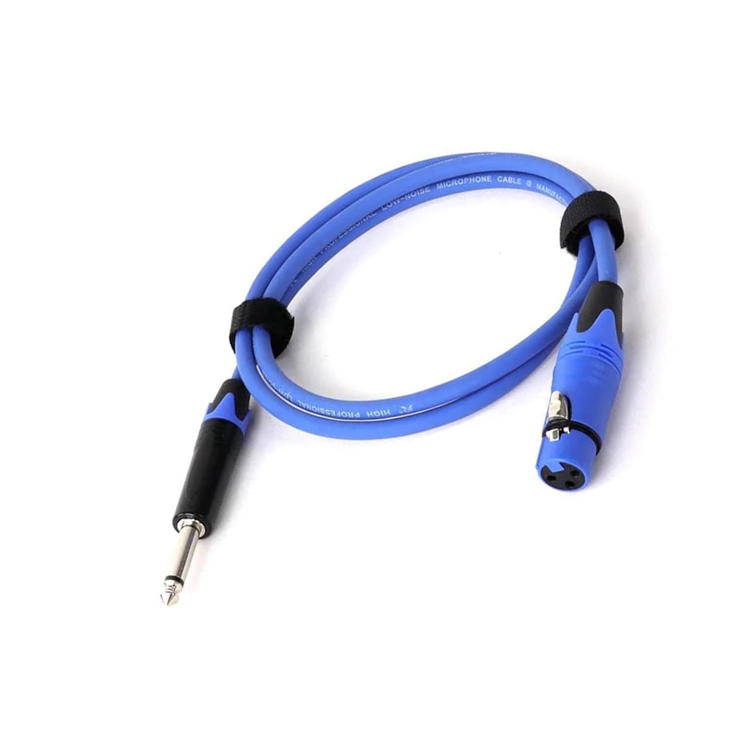 Guitar Audio Cable 1PC Mic Cord Jack 6.35/6.5 Mono Male to Female 1/4'' TS to XLR Microphone Cable for Speaker Guitar Amplifier(Blue,15m)