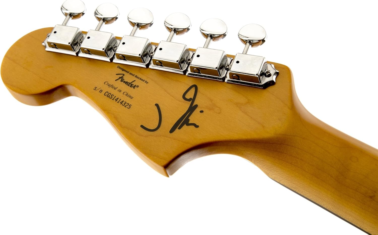 Squier J Mascis Jazzmaster Electric Guitar, with 2-Year Warranty, Vintage White, Laurel Fingerboard