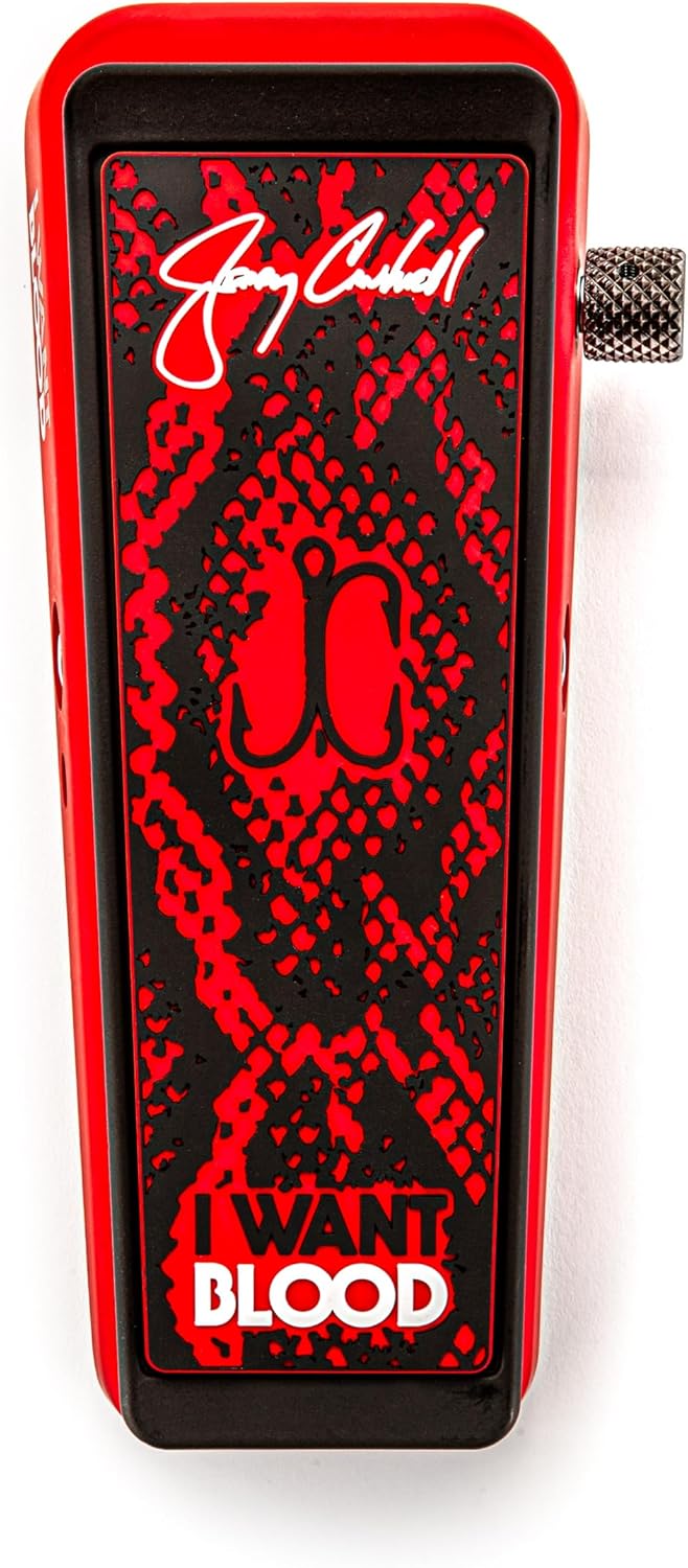 Dunlop Cry Baby Jerry Cantrell I Want Blood Wah Special Limited Edition Effects Pedal JC95IWB with Tonebird MXR Cable Bundle Session
