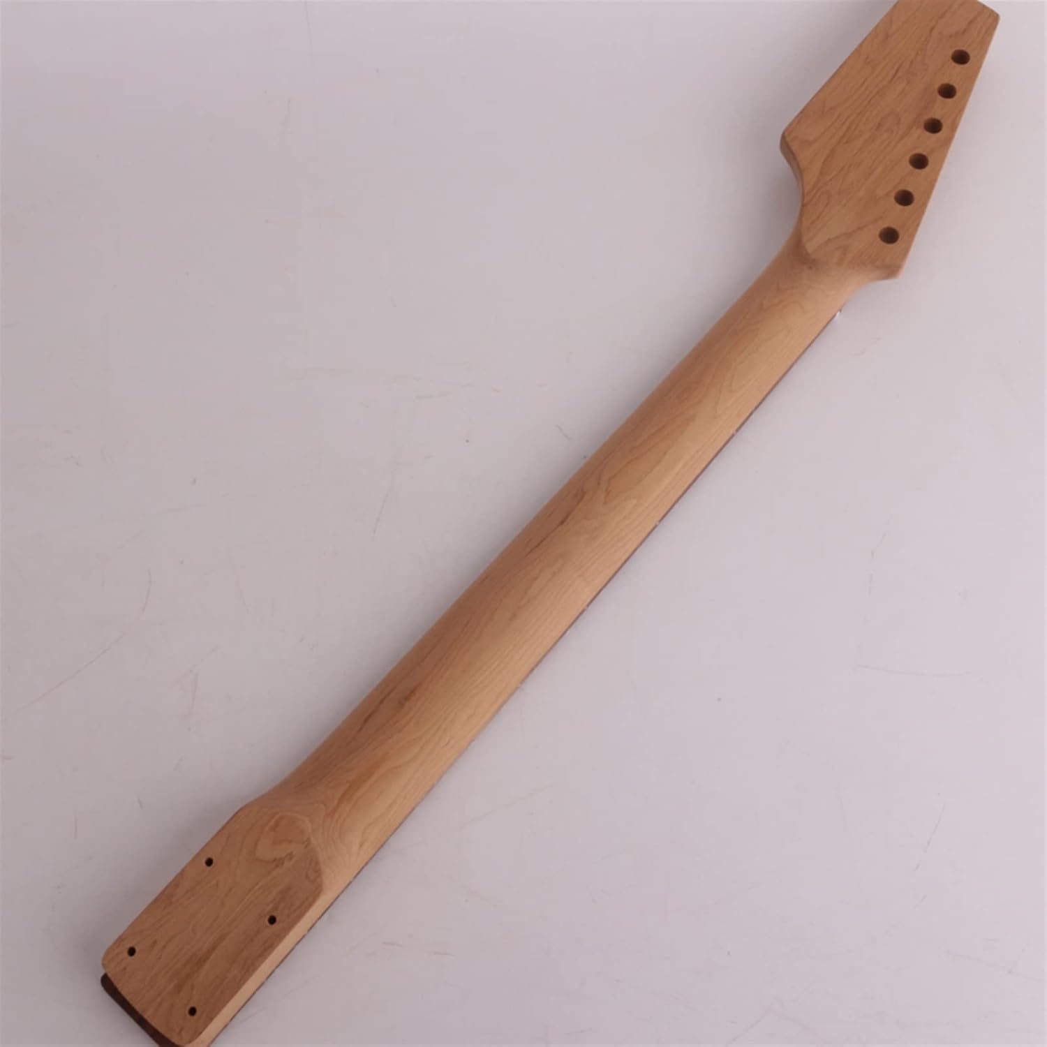 Unfinished Maple Neck Fretboard Mahogany Body 22 Frets Electric Guitar Kit DIY Unfinished Guitar Set (Color : 02)