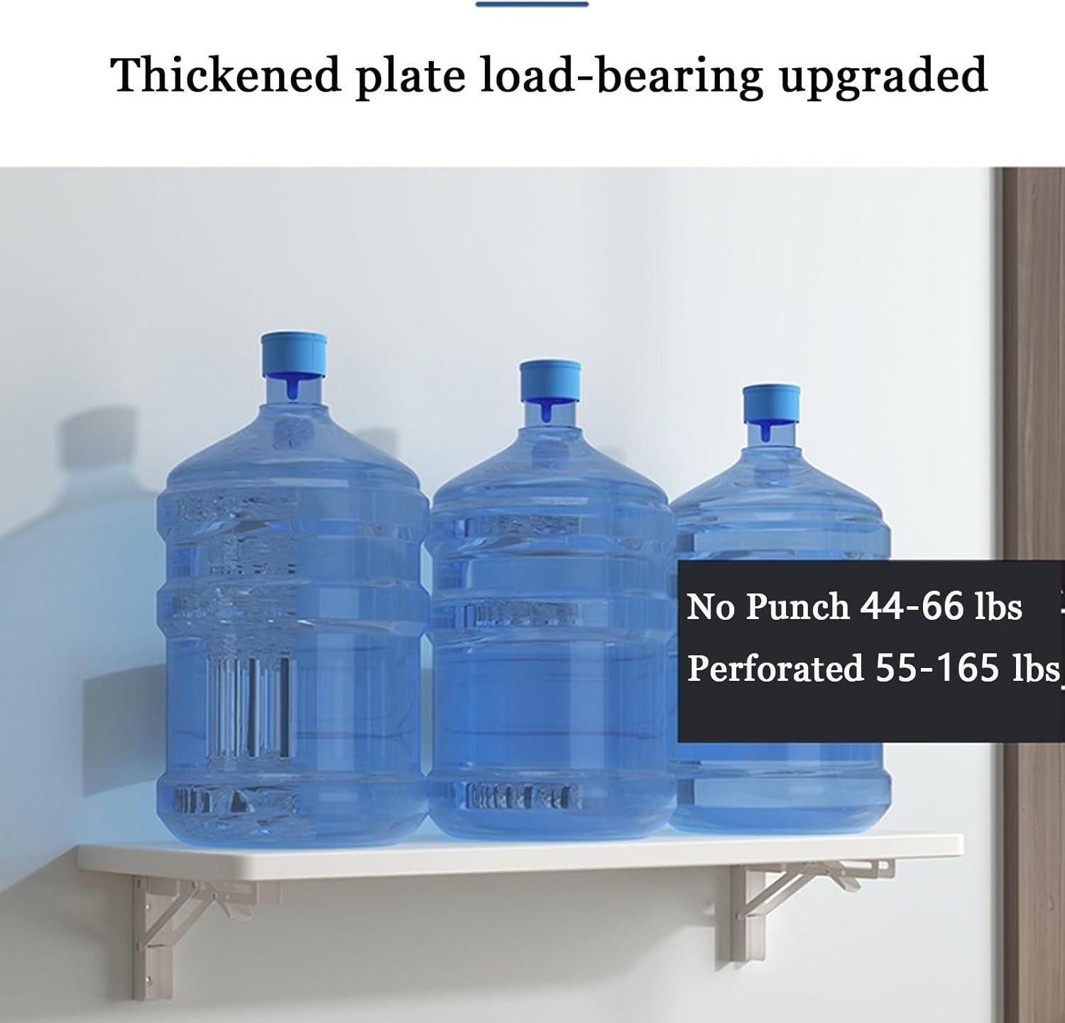 Wall Mounted Folding Table - Collapsible Desk for KitchenLaundry & Sewing Station - Space-Saving Floating Table (90x50cm) - Versatile Handicraft Production BarWhite