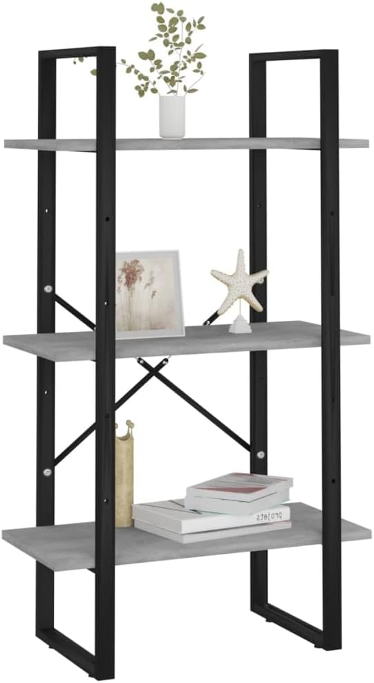 Owox Grey 3-Tier Storage Shelf 41.3
