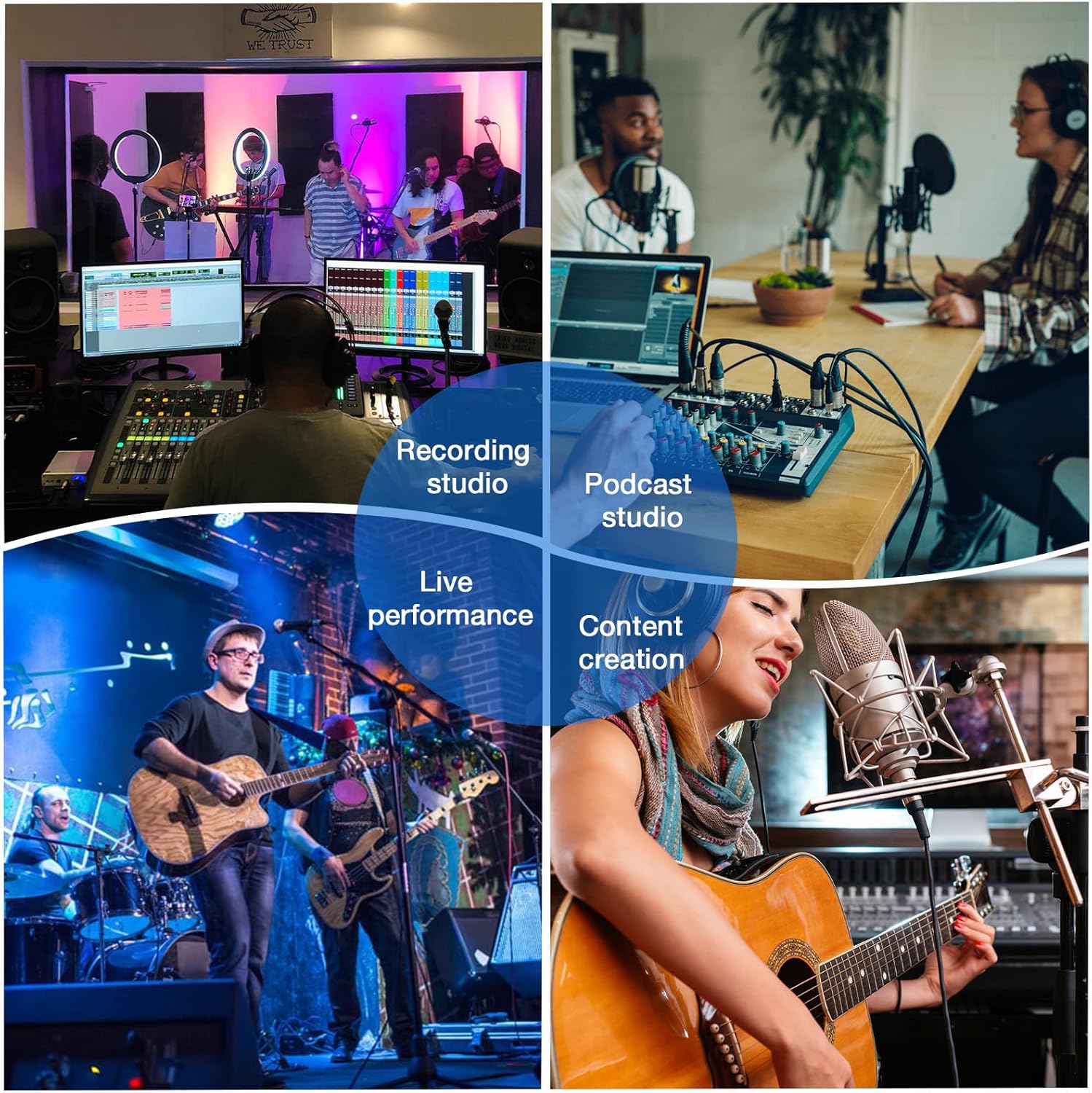 FC-1 Dynamic Mic Preamp Gain Booster | Ultra-Clean Gain Amplifier for Podcasting, Studio Recording & Live Sound | Compatible with Cloudlifter, Shure SM7B & Electro-Voice RE20