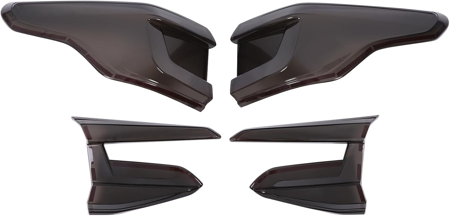 Car Rear Tail Light Lamp Cover Compatible with Subaru Crosstrek GU 2024 2025 Taillight Lamp Shell Shade Frame Bezels Trim Frame Rear Headlight Decorative Cover Protector ABS Exterior Accessories