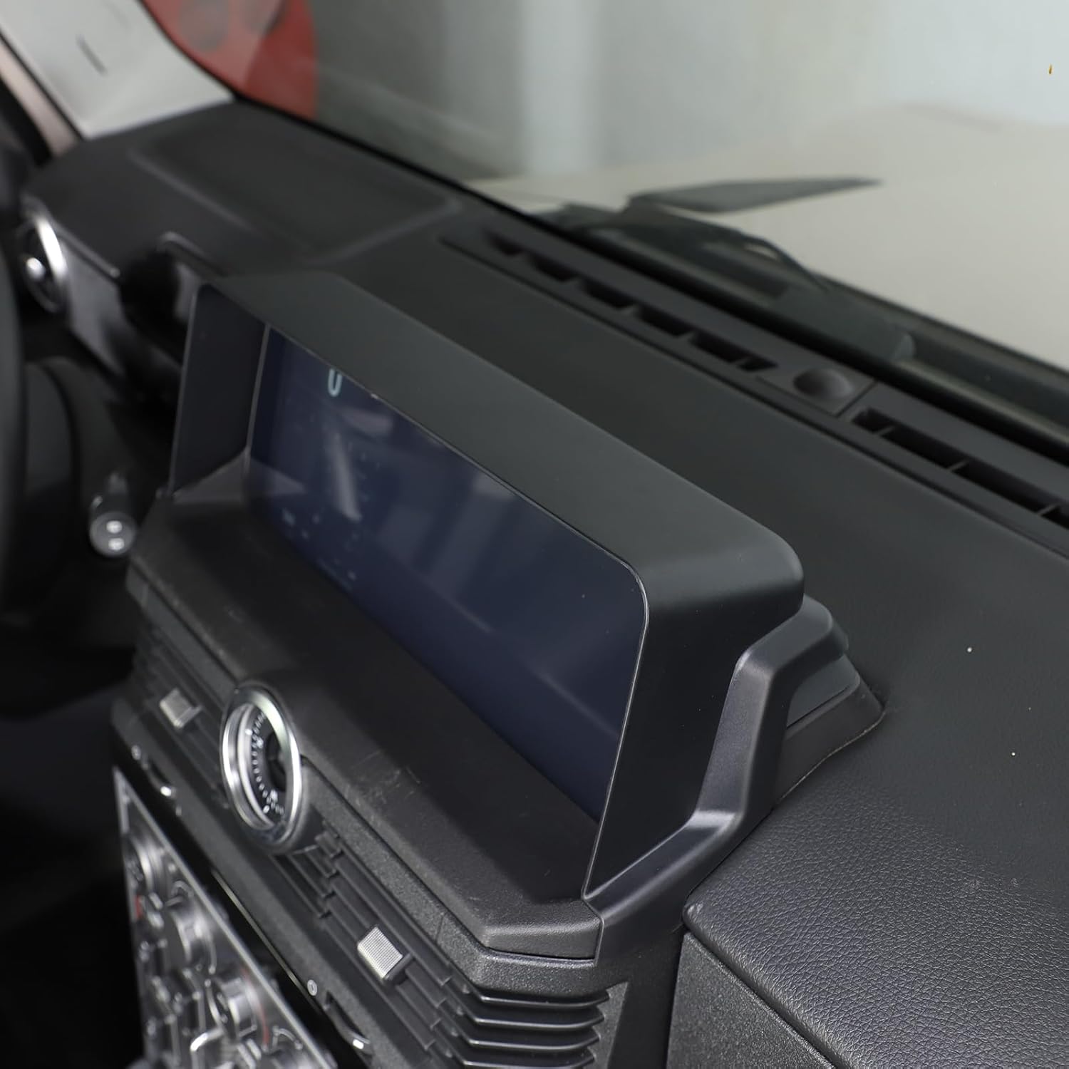 Car Navigation-Sun-Shade-Visor Compatible with Ineos Grenadier Quartermaster 2020-2024 GPS Navigator Screen Sun Hood Shield in-Dash Visor Anti-Refection Anti Glare