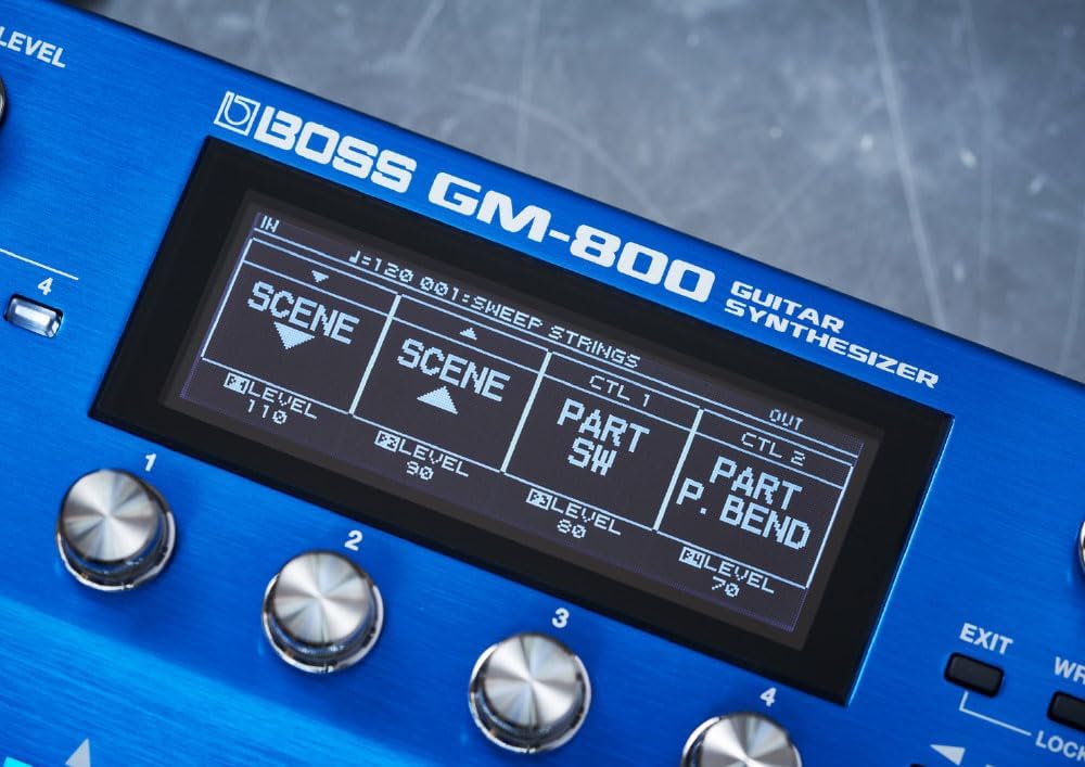 BOSS GM-800 Compact, Streamlined, and Ultra-Versatile Guitar Synthesizer