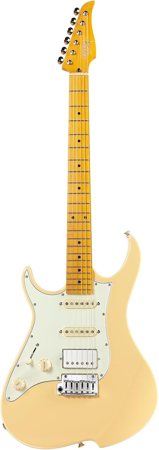 Vola Electric Guitar OZ RV MC LH Vintage Ivory Gloss Handmade in Japan MIJ Gotoh Bridge Gotoh Locking Tuner 6 Strings Modern C Neck For All Levels