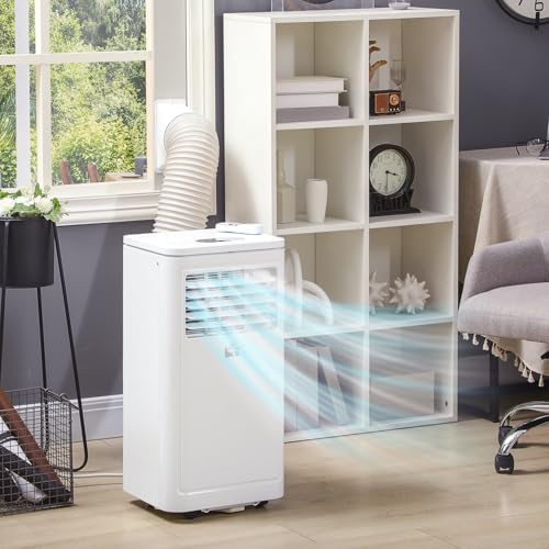 8,000 BTU Portable Air Conditioner Evaporative Cooler, White
