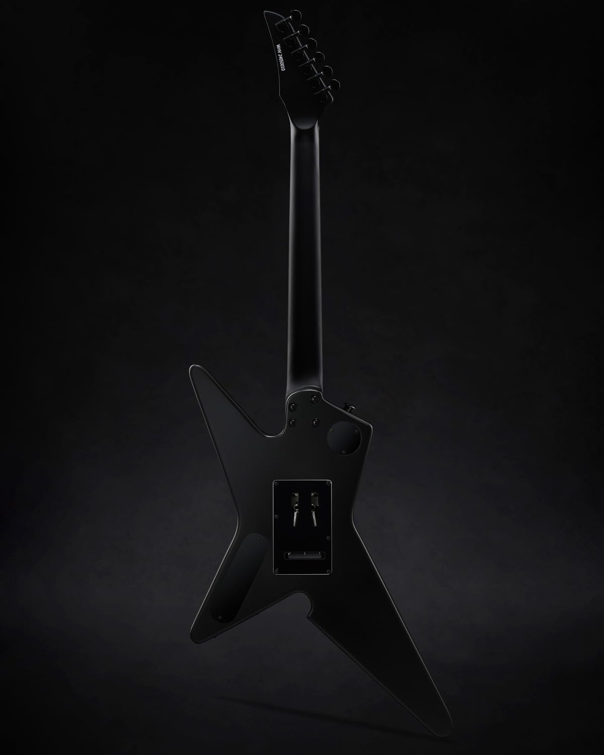 WestCreek HVFR Solid Body Electric Guitar, Heavy Metal Pickups, Heavy Metal Guitar, Rounded End Jumbo Frets (Matte Black)