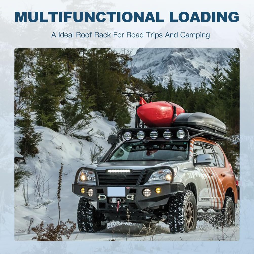 ECCPP Roof Rack Crossbars Compatible for Ford Escape 2013-2019 Cargo Racks Rooftop Luggage Canoe Kayak Carrier Rack - Max Load 150LBS Kayak Rack Accessories