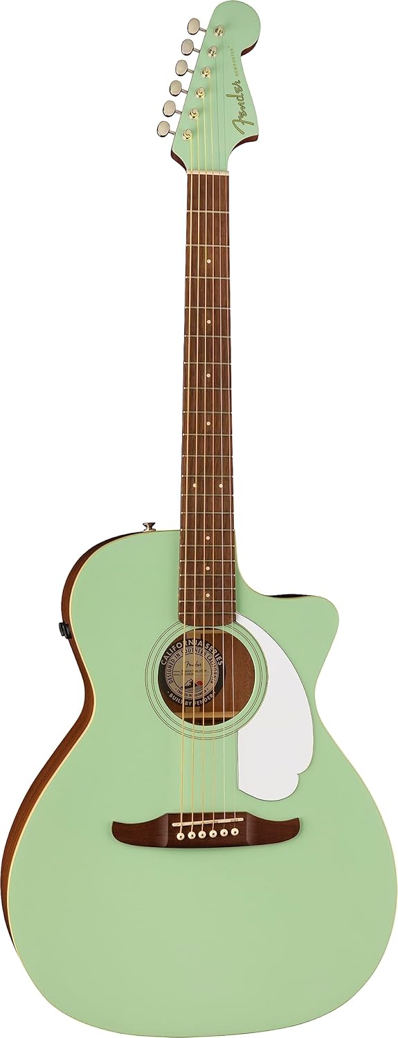 Newporter Player, Walnut Fingerboard, White Pickguard, Surf Green