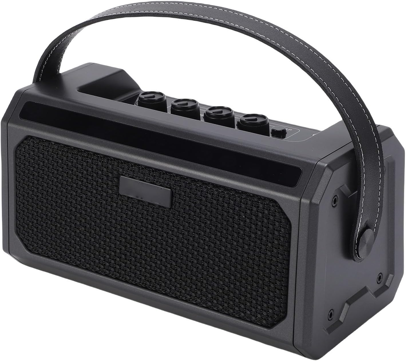 10W Electric Guitar Amplifier Rechargeable Portable Speaker with Headphone Jack USB C Rechargeable Battery for Outdoor Practice Travel, Studio