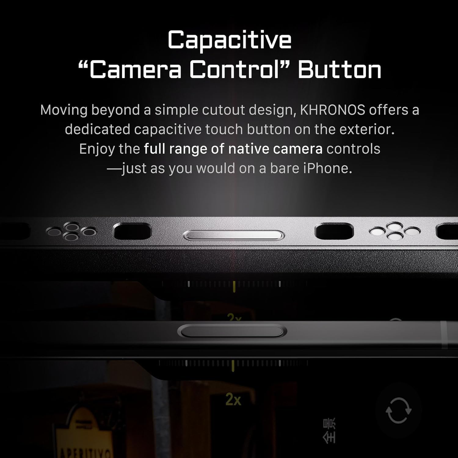 Tilta Khronos Handheld Kit Compatible with iPhone 16 Pro Max – Space Gray | Mobile Filmmaking Accessories | Phone Camera Cage & Video Rig | 0.6 + 1.2 ND Filters | Focus Handle | TK-IP16-PMA-SG