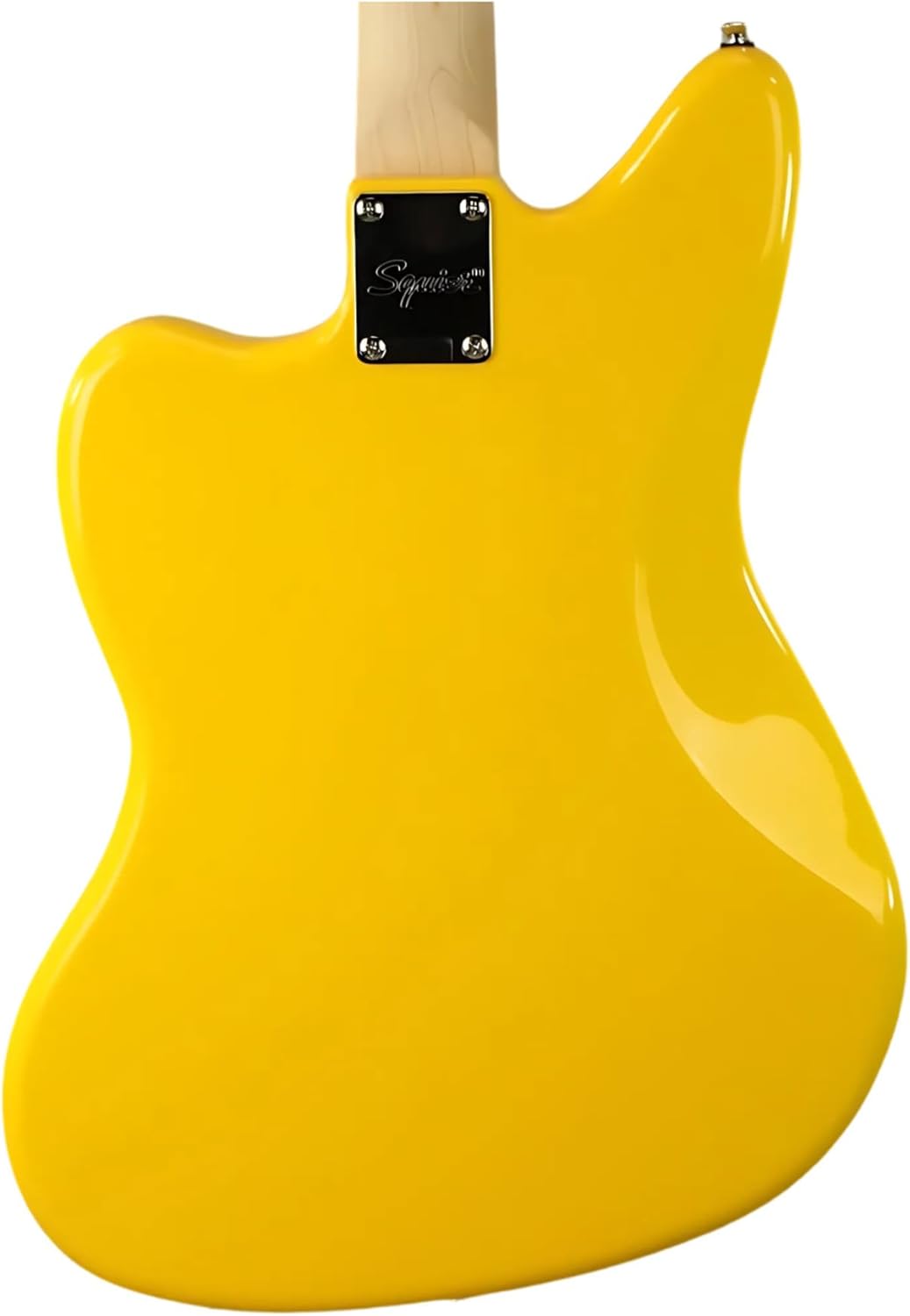 Squier FSR Affinity Jaguar Electric Guitar Vintage Tremolo Short Scale Body (Right Handed, Graffiti Yellow)