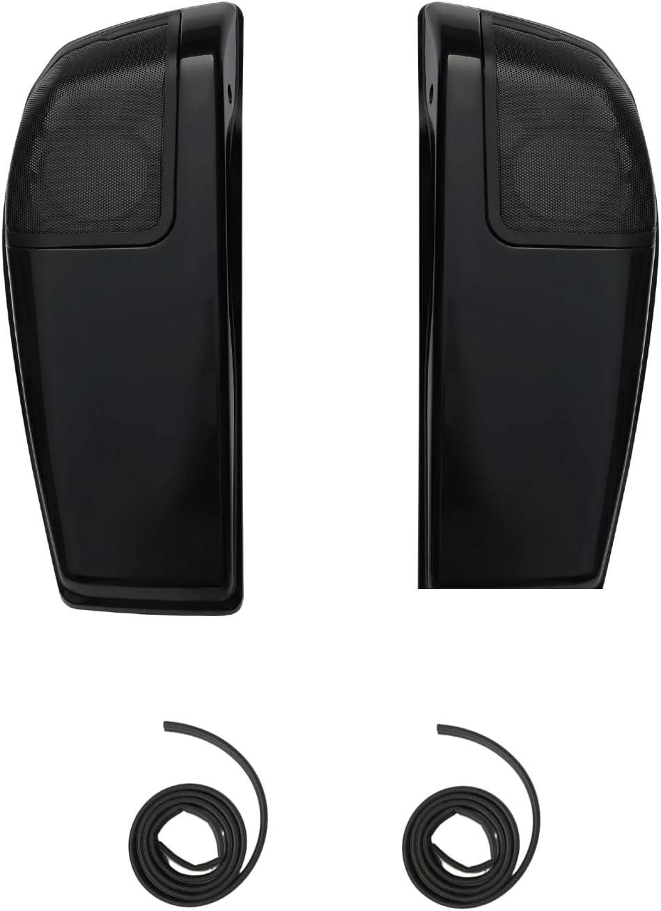 6x9'' Saddlebag Speaker Lids w/Sealing Strip for Harley Touring Road Glide Street Glide FLHXSE 2023-2025,CVO Road Glide ST FLTRXSTSE,FLTRXSE ,Street Glide Ultra FLHXU 2024-2025 Accessories,Matte Black