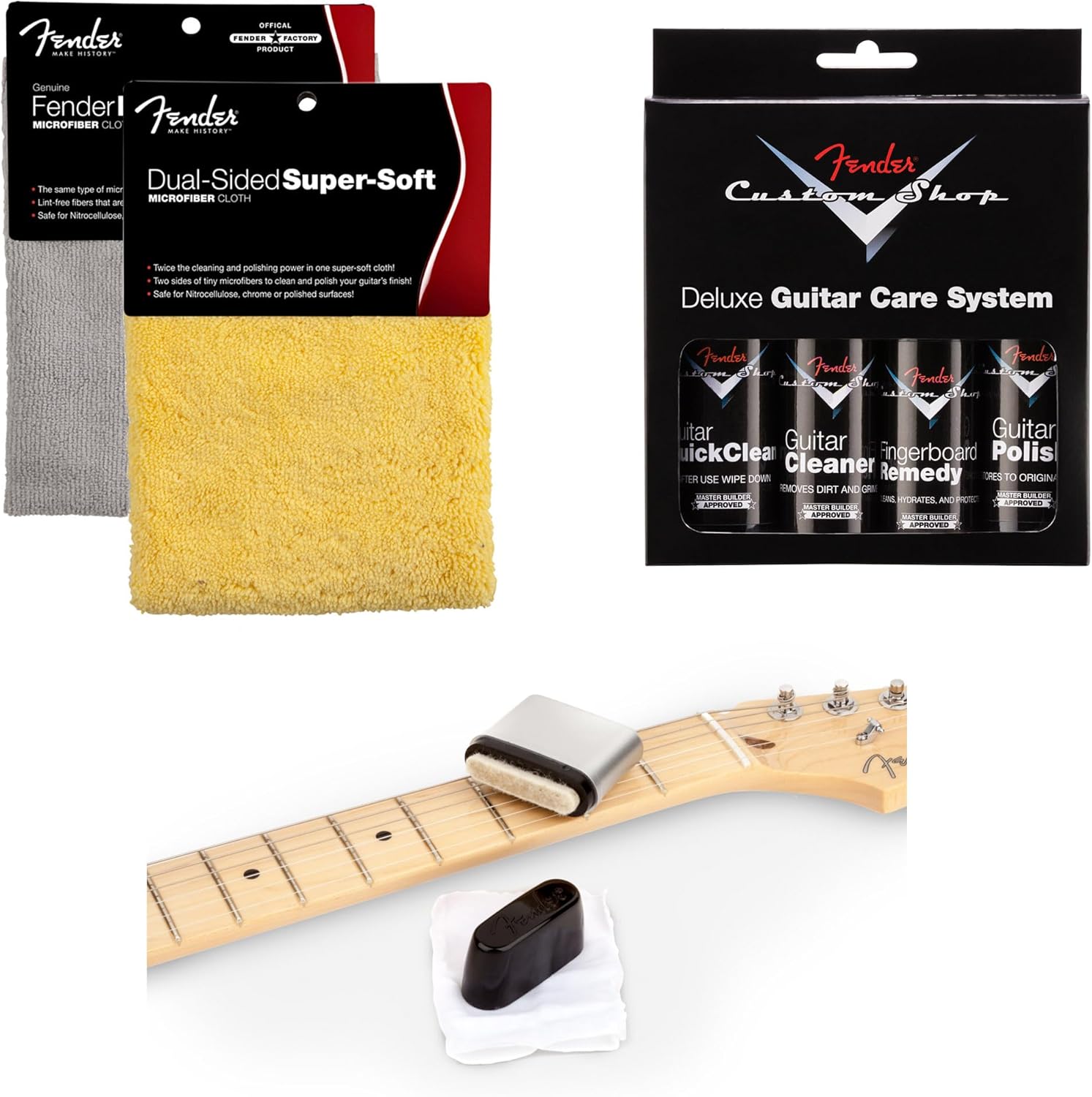 Fender American Vintage II 1963 Telecaster - 3-Color Sunburst Bundle with Case, Hat, Strap, Cable, and Guitar Cleaning Kit