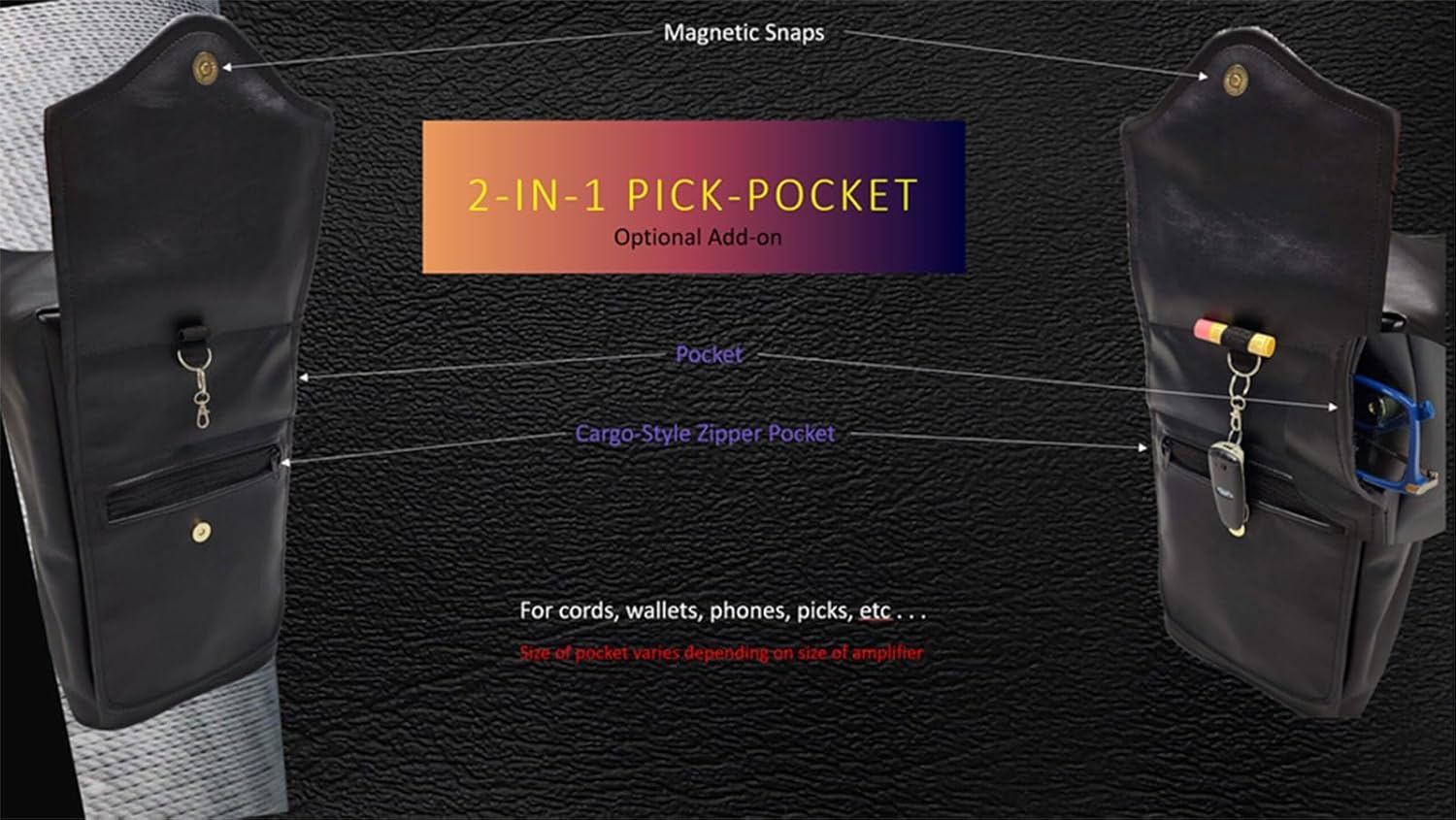 DCFY Guitar Amplifier Cover for DVMark Neoclassic 212 Amp | Premium Waterproof Cordura or Synthetic Leather Fabric | Customize Color, Padding & Pocket Options | U.S. Made