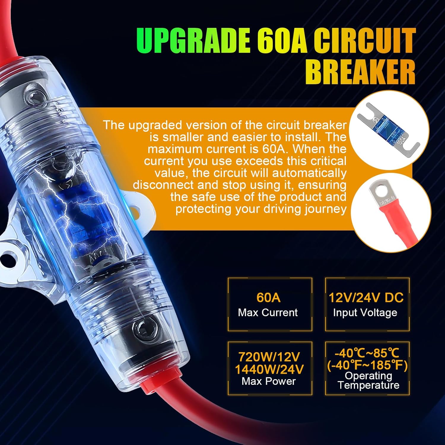 Chelhead Bluetooth Switch Panel 12V Universal 6 Gang Switch Box, Works with Android Auto & App, RGB Keypad, Programmable Modes for Led Pods Whip Lights Electronic Accessories for UTV Trucks