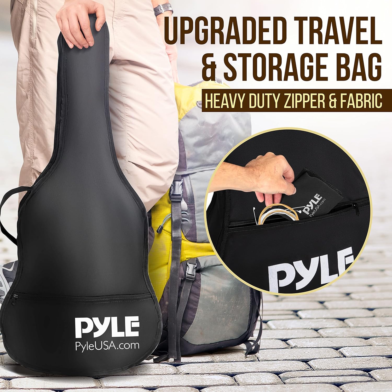 Pyle Acoustic Guitar Kit, 3/4 Junior Size All Wood Steel String Instrument for Beginner Kids, Adults, 36” Mauve