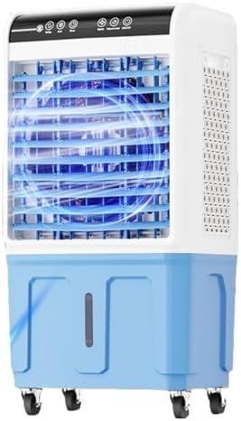 Portable Air Conditioner with 20/30/40L Water Tank, 3-in-1 Evaporative Air Cooler with Ice Packs, 120° Oscillation & 36dB Quiet Operation(90CM)