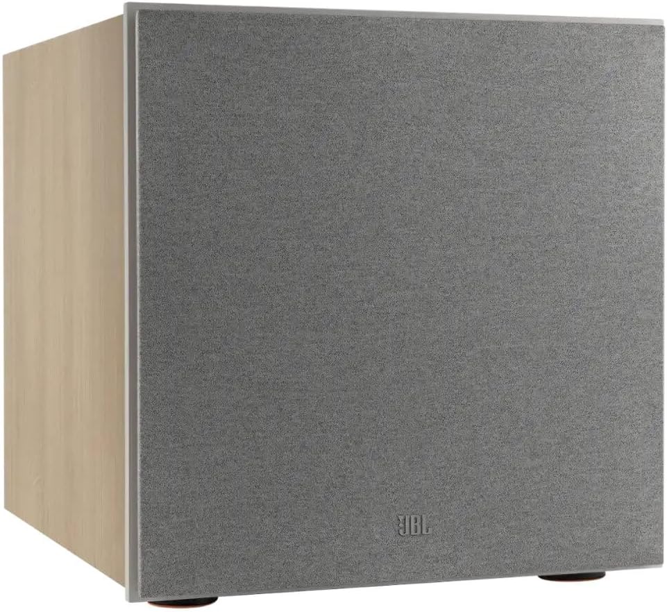 JBL Stage 2 220P 12 Inch 500 Watt Powered Subwoofer (Latte)