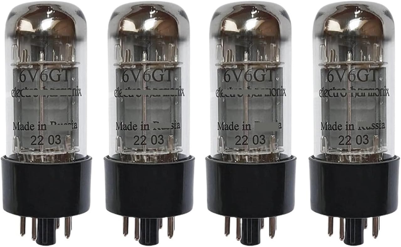 6V6GT Vacuum Tube Replaces 6P6P 6N6C CV511 Audio Tube Amplifier kit DIY with Four-Way(4pcs Matched Quad)