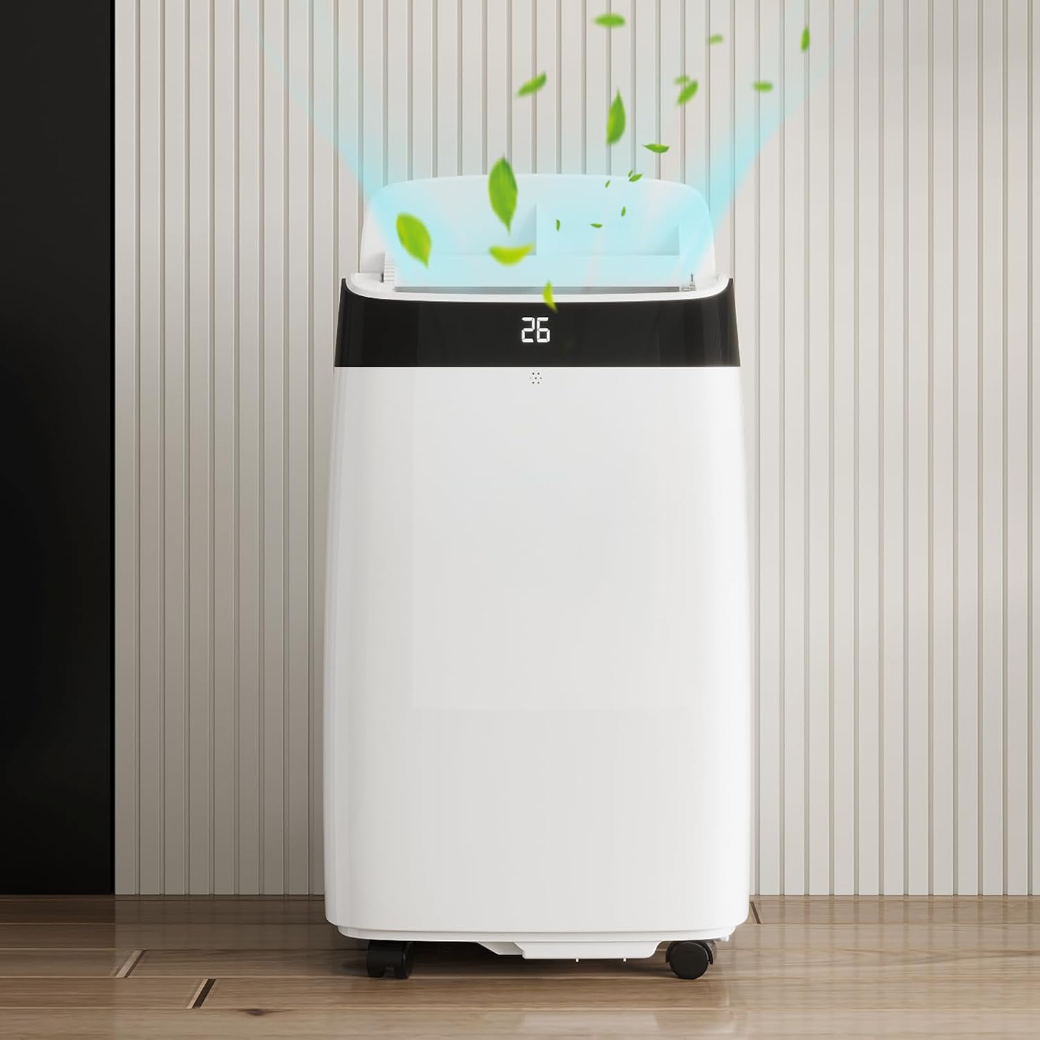 10000BTU Portable Air Conditioners 3-In-1 AC Unit, Cools Up to 500 Sq. Ft, Efficient Cooling Room Air Conditioner with Remote Control, Dehumidifier, Fan Modes, Floor Standing Air Conditioner