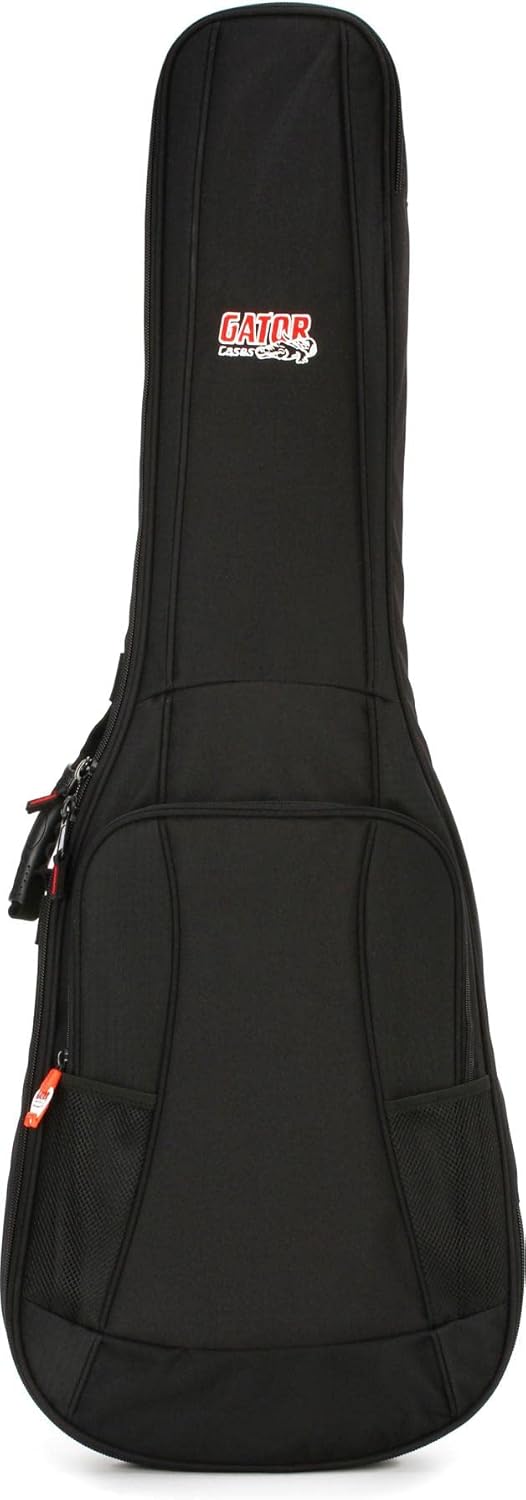 Gator 4G Series Gig Bag - Electric Guitar + Gator Frameworks GFW-GTR-AMP - Combo Amp Stand Value Bundle