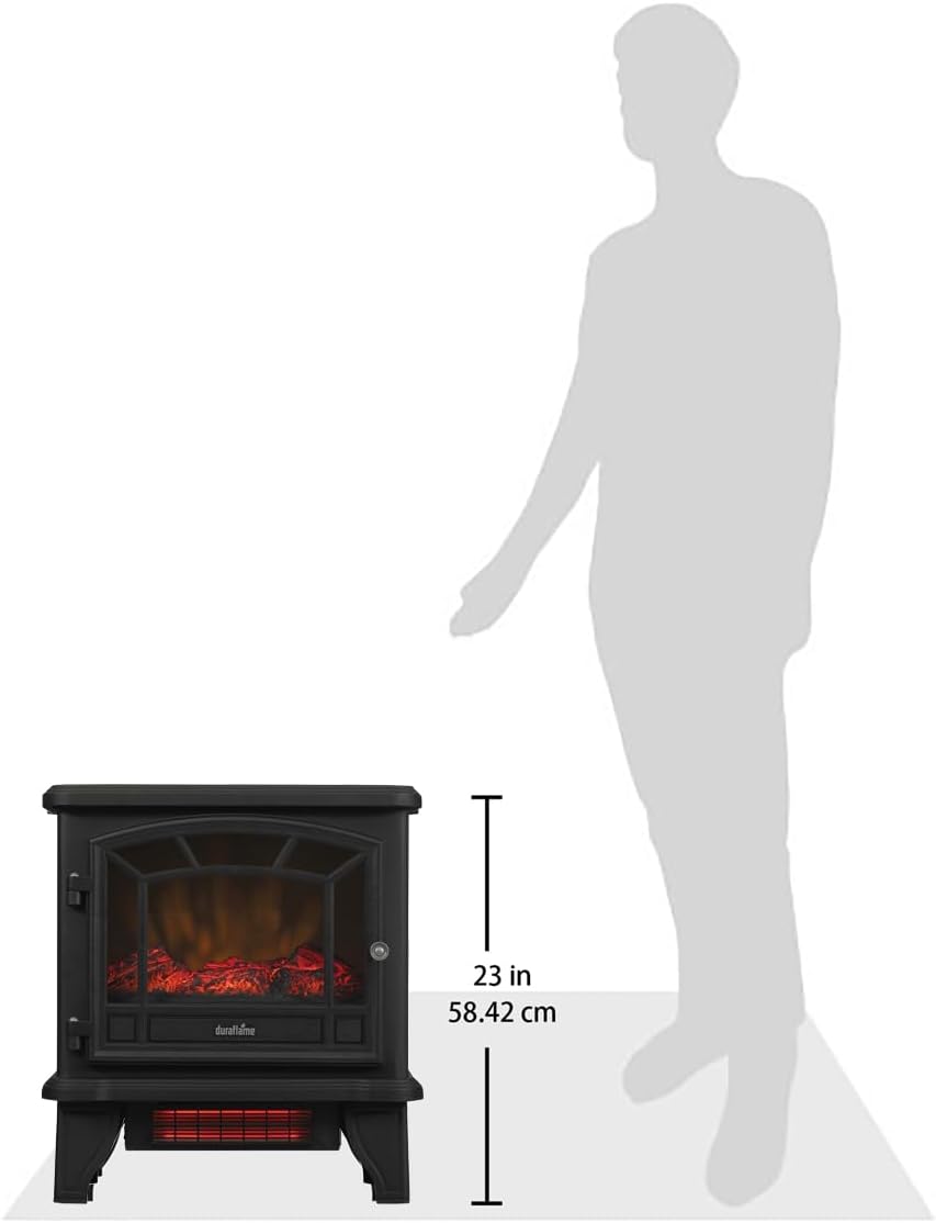 duraflame® Infrared Quartz Electric Fireplace Stove Heater, Bronze