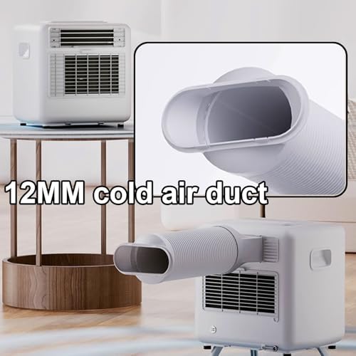 14000 Btu Portable Air Conditioner Room Ac Unit with Touch Panel Jet-Style Strong Wind Design Low Energy Consumption Cold Air Fan for Room/Home/Office
