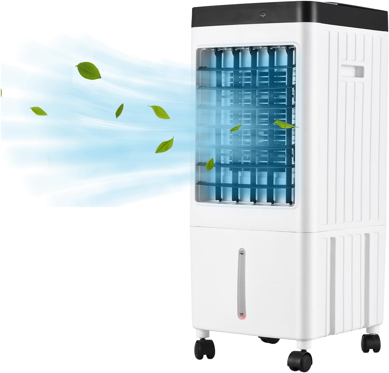 Portable Air Conditioner Fan Evaporative Cooler Cooling Machine 3 Speed with 7hrs Timer with Remote Control for Room Home Office Dorm, bedroom fans for cooling and sleep (US Plug)