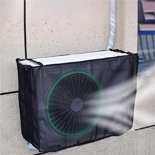 Thicken Air Conditioner Outer Cover Protection Outdoor Dustproof Protective Cover, Easy To Install, For Outdoor Air Conditioning, Dust And Rainproof ( Color : Gray , Size : 98*50*7CM_D )