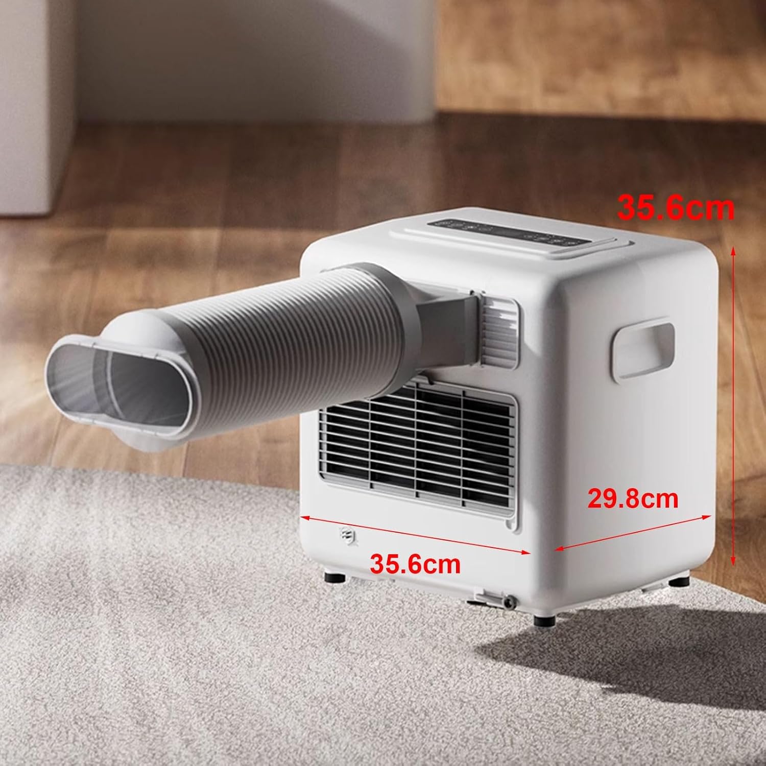 14000 Btu Portable Air Conditioner Room Ac Unit with Touch Panel Jet-Style Strong Wind Design Low Energy Consumption Cold Air Fan for Room/Home/Office