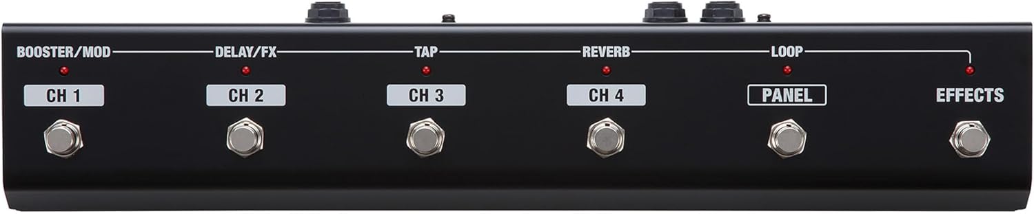 BOSS GA-FC | 6-Button Foot Controller | Hands-Free Control of BOSS/Roland Guitar & Bass Amps | Streamlined Channel Switching | Change Presets & Toggle Effects | Compatible with Most Katana Amps & More