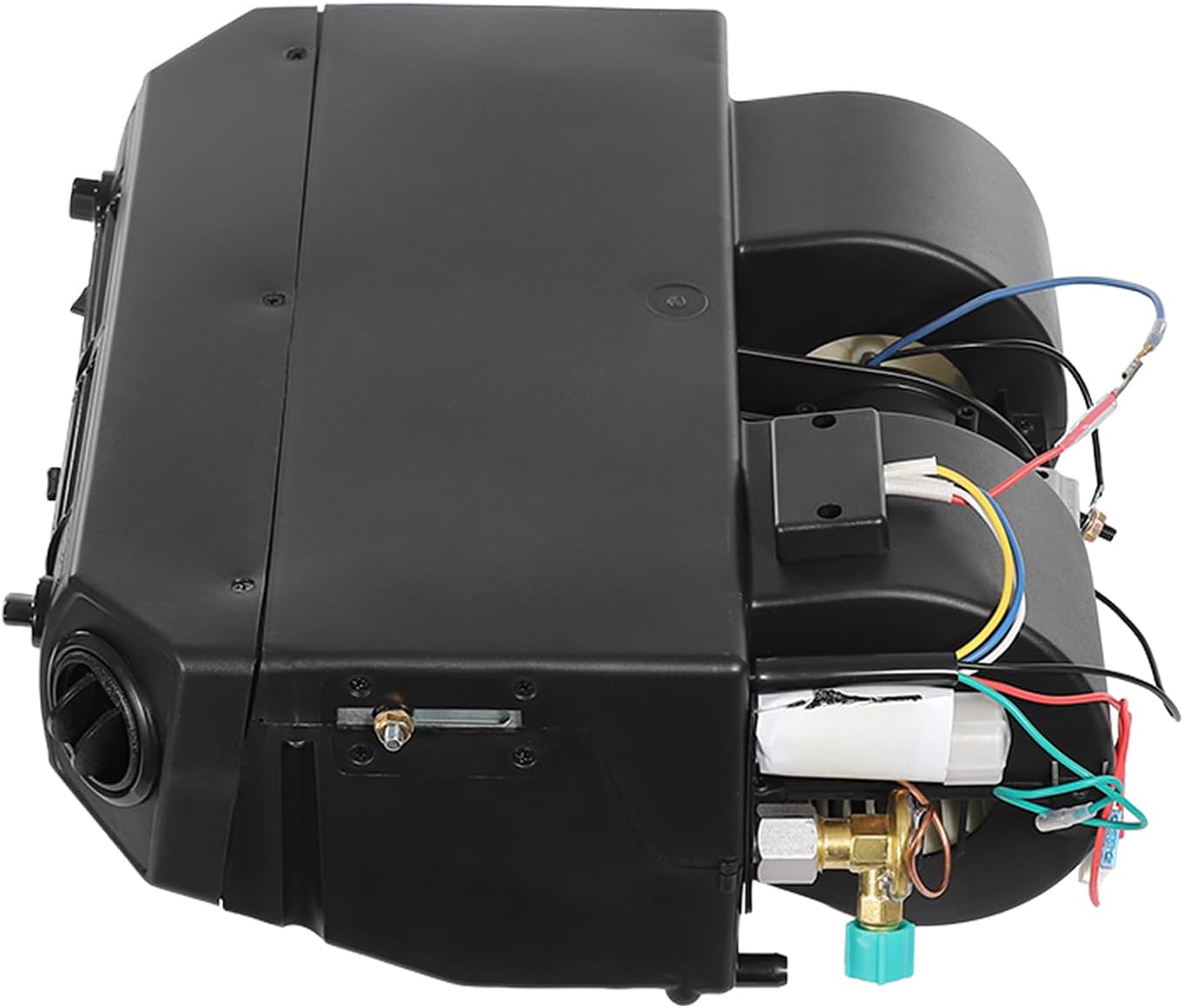 12V Car Air Conditioning Evaporator - Adjustable Temperature, High-Performance Cooling System, Universal for Cars and Trucks, Under-Dashboard Installation POIOKLJRE